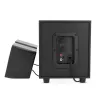 Nedis CSPR10021BK 2.0 Stereo USB barotie datora skaļruņi, 6W RMS, melni