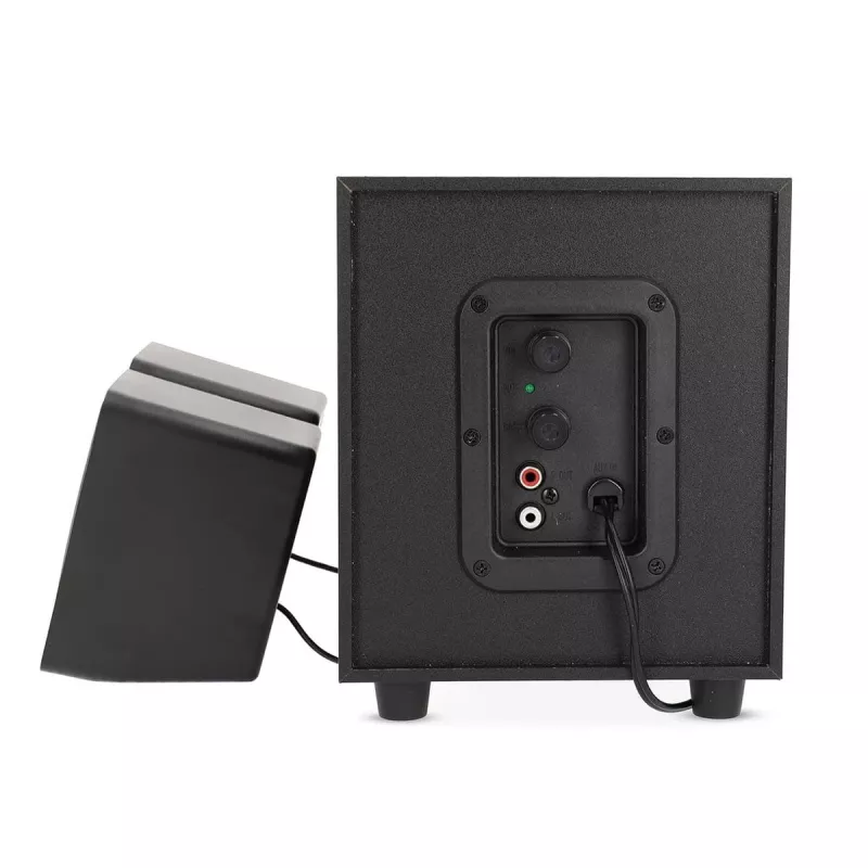 Nedis CSPR10021BK 2.0 Stereo USB barotie datora skaļruņi, 6W RMS, melni