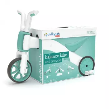 Chillafish Bunzi 2-in-1 līdzsvara velosipēds un trīsritenis - piparmētru