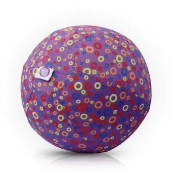 BUBA BLOON Bubabloon lateksa balons ar auduma pārvalku, apļi violets