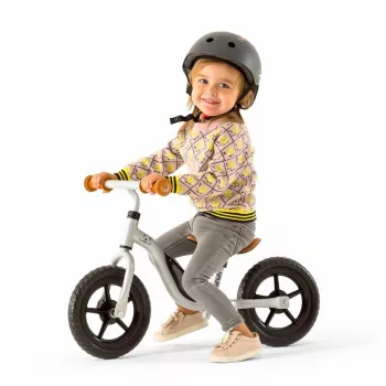 Chillafish Charlie 10 līdzsvara velosipēds, sudraba, 1,5-4 gadi