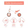 Chillafish Bunzi 2-in-1 līdzsvara velosipēds un trīsritenis, Flamingo rozā, vecums 1-3 gadi