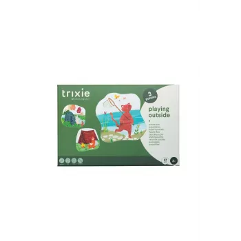 TRIXIE Dog Activity Roll-Out kārumu dozators mīkla rotaļlieta, 3 gab., regulējama grūtības pakāpe, iekštelpās un ārā