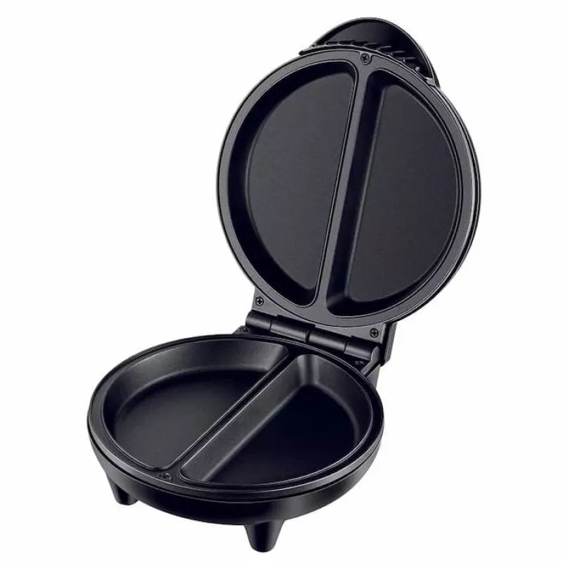 Lenco Melissa 16250086 vafeļu panna, 750 W, melna, bakelīts, nepiedegošs Teflon pārklājums