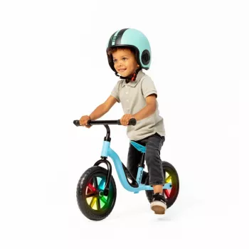 Chillafish Charlie 10 līdzsvara velosipēds, zils, ar LED apgaismotiem riteņiem, vecumam no 18 mēnešiem līdz 4 gadiem