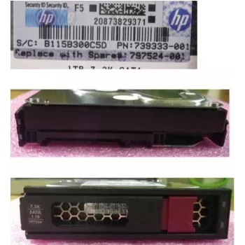 HPE Midline 1TB SATA 6Gb/s 3,5 inch LFF Low Profile iekšējais cietais disks Apollo 4510 Gen9
