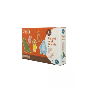 Trixie Puzzle - Lieli un mazi dzīvnieki (5 puzles) suņu aktivitāšu stratēģijas spēle