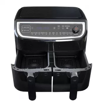 Gastronoma divu grozu fritieris 9L 2400W melns