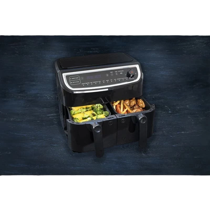 Gastronoma divu grozu fritieris 9L 2400W melns