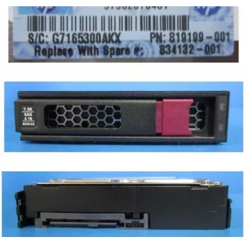 HPE 8TB SAS 12Gb/s 7200 RPM 3,5 collu LFF Low Profile 512e cietais disks