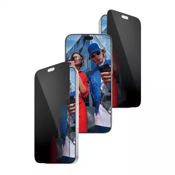 PanzerGlass divvirzienu privātuma ekrāna aizsargplēve Apple iPhone 2026 Pro Max | Ultra-Wide Fit ar EasyAligner