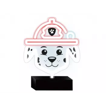 PAW Patrol LED neona lampa ar statīvu bērniem, Marshall