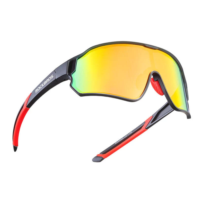 Rockbros fotohromās riteņbraukšanas brilles 10135R sarkanas