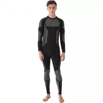 Vīriešu termoaktīvās legingi 4F M166 Deep Black S/M