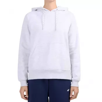 Sieviešu ikdienas svīteris Cool gaiši pelēks melanžs 4F F2536 XL
