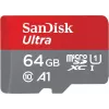 SanDisk microSDHC Ultra 64GB UHS-I Class 10 100MB/s ar SD adapteri 00215482