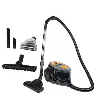 BLOW C899 Bezmaisa ciklona putekļsūcējs, 700 W, 2,5 L, HEPA H13, melns/sarkans