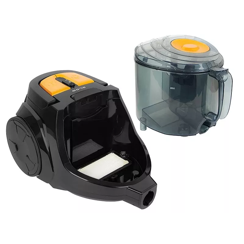 BLOW C899 Bezmaisa ciklona putekļsūcējs, 700 W, 2,5 L, HEPA H13, melns/sarkans