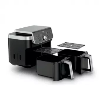 Ninja Dual Zone XL DZ950EU karstā gaisa friteris 9,5 L 2470 W, melns/pelēks