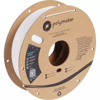Polymaker PolyFlex TPU90 balts 1,75mm 750g elastīgs kvēldiegs PD02002