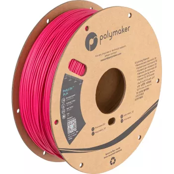 Polymaker PolyLite PLA 3D printera kvēldiegs 1,75mm 1kg fuksijas krāsā PA02054