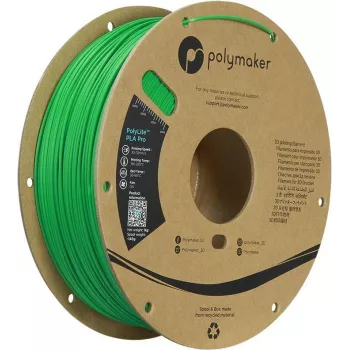 Polymaker PolyLite PLA Pro Filaments 1,75 mm 1 kg Zaļš Augsta Stingrība Triecienizturīgs PA07008
