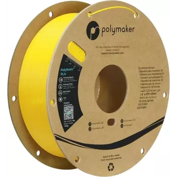 Polymaker PolySonic PLA ātrdrukas filamentas 1,75mm dzeltens 1kg (PA12006)