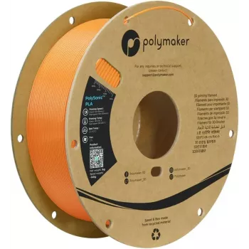Polymaker PolySonic ātrdrukas PLA kvēldiegs 1,75mm oranžs 1kg PA12007