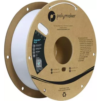 Polymaker PA02096 PLA filamenta 1,75 mm 1 kg Cool White augsta stingrība