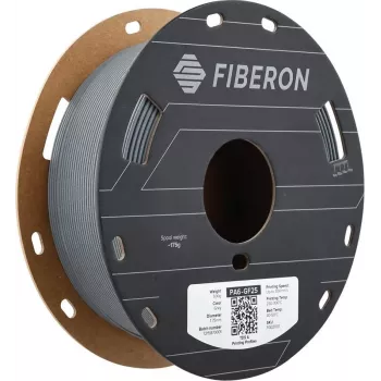 Polymaker Fiberon PA6-GF25 3D printera kvēldiegs, 1,75 mm, 0,5 kg, pelēks