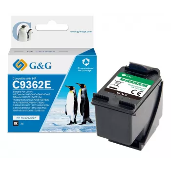 G&G saderīga HP 336 XL melna tintes kasetne (C9362EE) - 19908