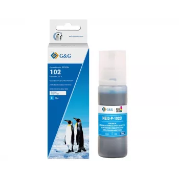 G&G saderīga Epson 102/C13T03R240 zilas tintes pudele (20694)
