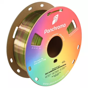Polymaker Panchroma PLA Dual Silk Aubergine filamenta 1,75 mm 1 kg (Lime-Magenta)