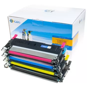G&G 15003 Tonera kasetne 4 gab. komplekts, saderīga ar HP 150A (W1500A) melna, ciāna, fuksīna, dzeltena