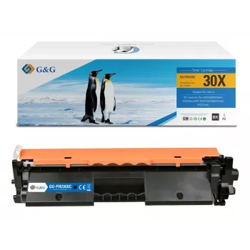 G&G XL tonera kasetnes nomaiņa HP 30X/CF230X ar oriģinālo mikroshēmu (15306)