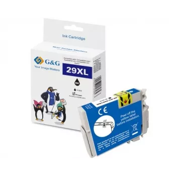 G&G XL melnā tintes kasetne, saderīga ar Epson 29XL/T2991 (18829)