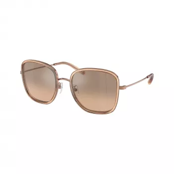 Tory Burch TY6101 33683D sieviešu saulesbrilles, tumši havannas rāmis, brūnas gradienta lēcas, 53mm