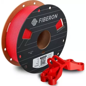 Polymaker Fiberon PET-GF15 1,75mm sarkans 0,5kg 3D printera kvēldiegs FL02007