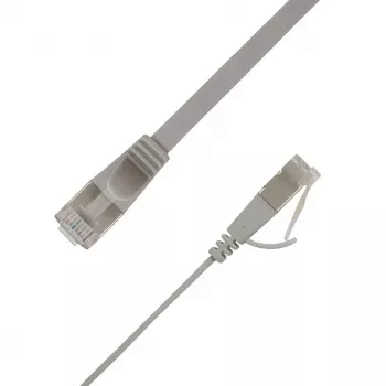 LinkIT Plakans U/UTP Cat6A pelēks 4m AWG (UTP-FL6A-00400-GY)