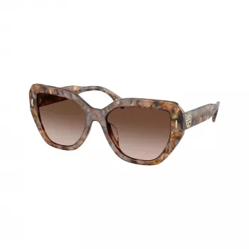 Tory Burch TY7194U197513 Sieviešu kvadrātveida acetāta saulesbrilles, tumši havannas brūns gradients, 55-17-140 mm