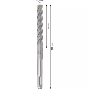 BOSCH 2608833905 PRO SDS Plus-5X āmura urbis 12x100x160 mm