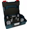 Bosch Progressor urbju zāģu komplekts kokam un metālam, 7 gab., 20-114 mm diametrs, Power Change turētājs, HSS bi-metāls, ar futrāli 2608594431
