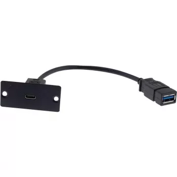 Kramer Electronics WU-CA(B) USB-C caurlaides ieliktnis, melns 80-00026499