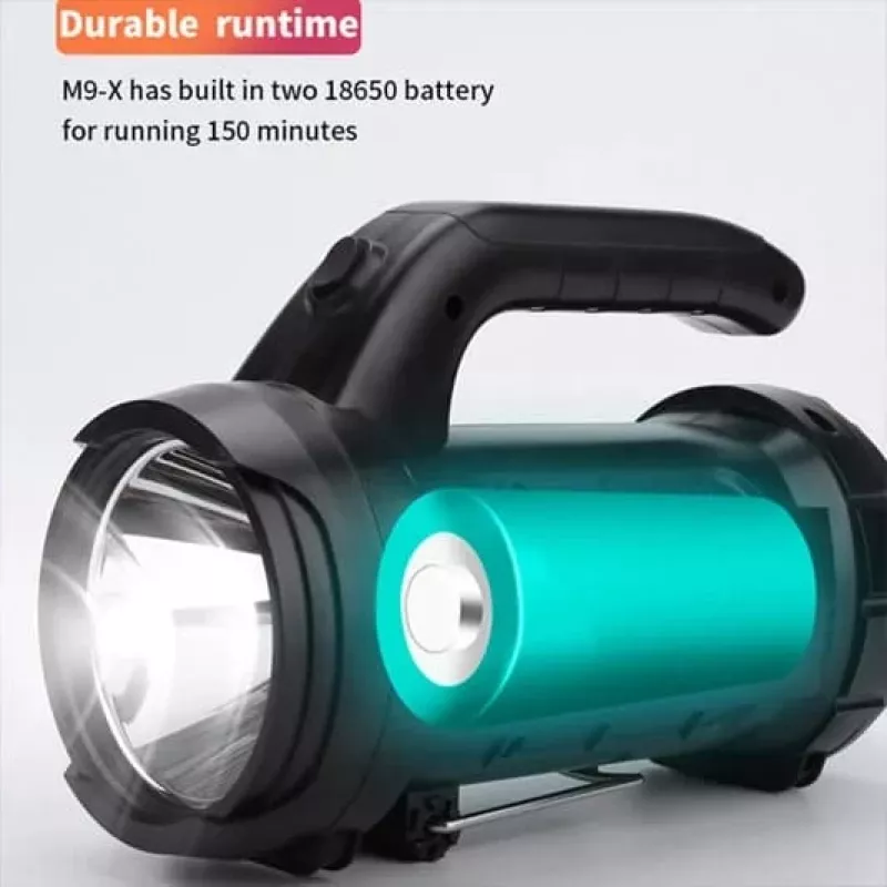 Superfire M9-X LED lukturis ar divām 18650 baterijām, 440 lm, 150 min darbības laiks