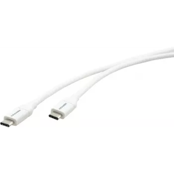 Kramer C-USB/CB-10 USB 2.0 kabelis, USB-C vīrišķais uz USB-B vīrišķo, 3 m, balts 96-02357110