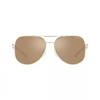 Michael Kors sieviešu saulesbrilles MK11210147P58 (58/15/140 mm) Polarizētas pelēkas lēcas, melns acetāta rāmis