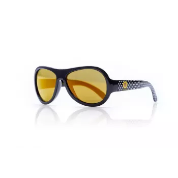 SHADEZ Designer Polka Sunflower Black Junior saulesbrilles bērniem no 3 līdz 7 gadiem