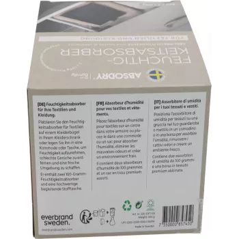 Absodry Duo Family mitruma absorbētājs drēbēm un tekstilizstrādājumiem, 2x 100 g (220-dft-e8)