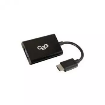 C2G HDMI uz VGA adapteris ar barošanu un 3,5 mm audio 80501