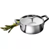 Electrolux E9KLSA11 kastrolis ar vāku, 3 L, apaļš, hromēts